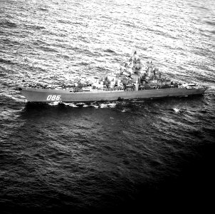Guided missile cruiser Kalinin in 1991