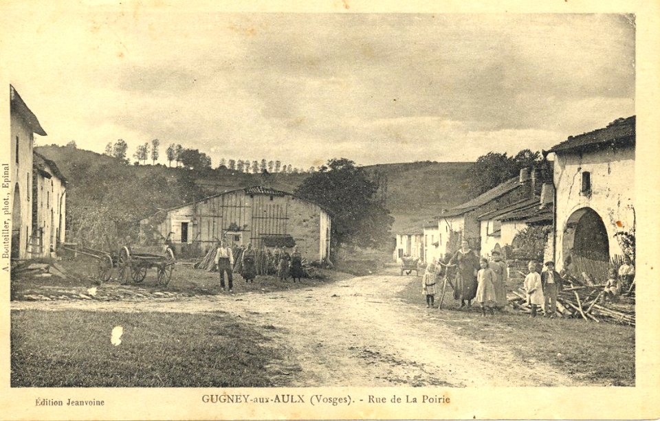 Gugney-aux-Aulx-CPA-Rue de La poirie-01