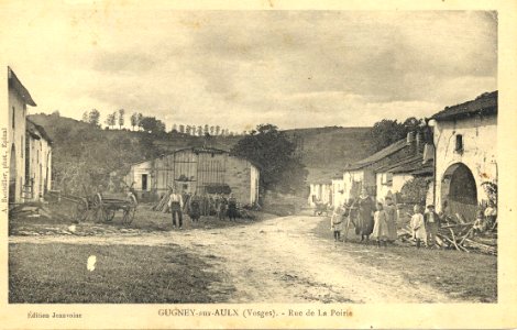 Gugney-aux-Aulx-CPA-Rue de La poirie-01