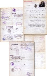 Guillermo-Fernández-de-Velasco-y Balfe-Jaspe-y-Roser PassaporteDiplomatico-1920