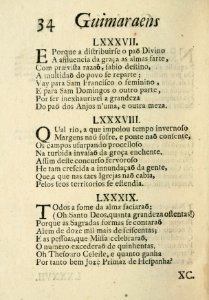 Guimaraens combatido, assalto da penitencia, triunfo da virtude, epanafora metrica 34