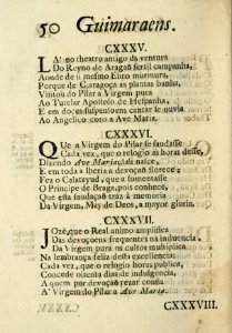 Guimaraens combatido, assalto da penitencia, triunfo da virtude, epanafora metrica 50