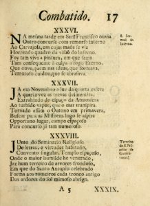 Guimaraens combatido, assalto da penitencia, triunfo da virtude, epanafora metrica 17