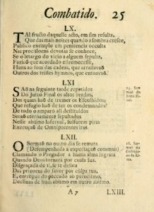 Guimaraens combatido, assalto da penitencia, triunfo da virtude, epanafora metrica 25