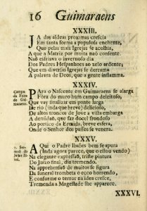 Guimaraens combatido, assalto da penitencia, triunfo da virtude, epanafora metrica 16