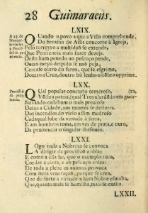 Guimaraens combatido, assalto da penitencia, triunfo da virtude, epanafora metrica 28