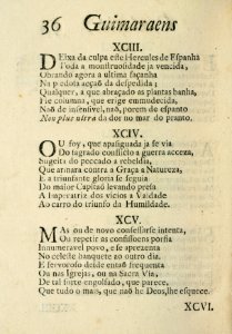 Guimaraens combatido, assalto da penitencia, triunfo da virtude, epanafora metrica 36