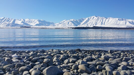 Landscape mountain sea
