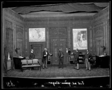 Guld och gröna skogar, Dramatiska teatern 1903. Föreställningsbild - SMV - DrT095