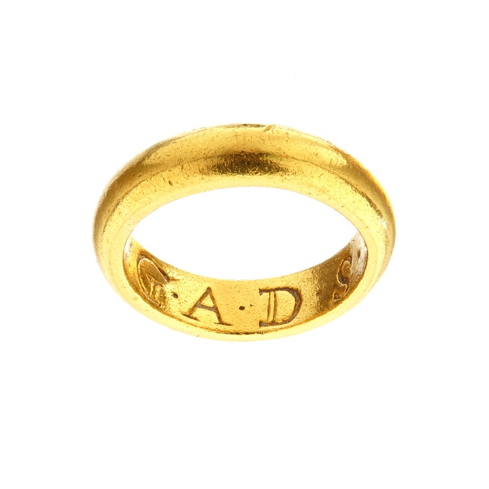 Guldring från 1600 cirka - Livrustkammaren - 97896