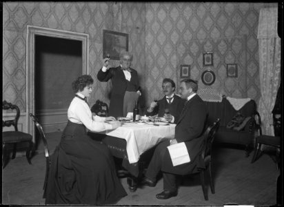 Guld och gröna skogar, Dramatiska teatern 1903. Föreställningsbild - SMV - DrT063