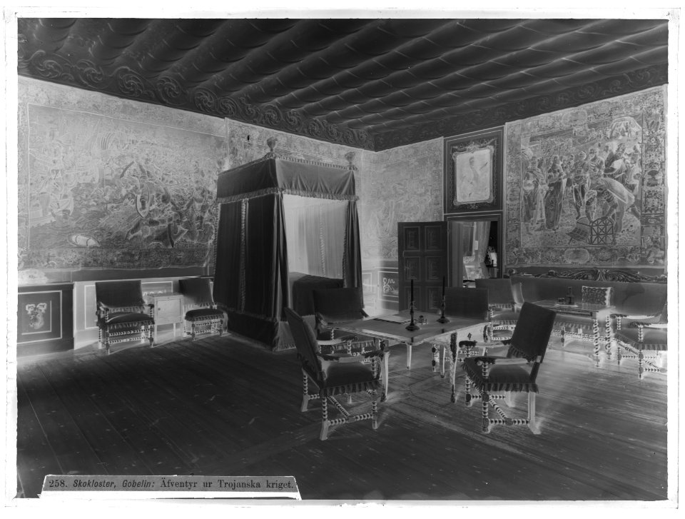 Gulasängkammaren - Skoklosters slott - 274-negative