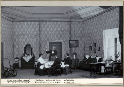 Guld och gröna skogar, Dramatiska teatern 1903. Föreställningsbild - SMV - H15 011