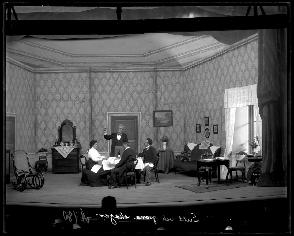Guld och gröna skogar, Dramatiska teatern 1903. Föreställningsbild - SMV - DrT096