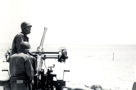 Gun manned and ready photo