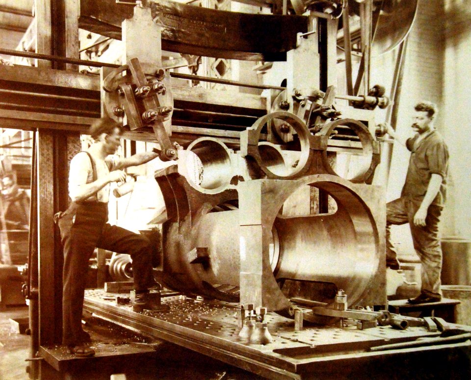 Gun manufacturing, Naval Gun Factory, Washington Navy Yard, Washington, D.C (25479556606)