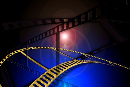 Video cinema stripes photo