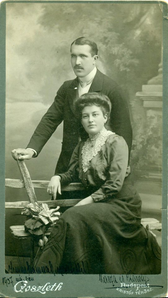 Gundel Károly és Blasutigh Margit (Goszleth István, 1907)