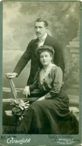 Gundel Károly és Blasutigh Margit (Goszleth István, 1907)
