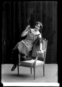 Gunhild Hjorth, actor, in unknown performance - SMV - GH147
