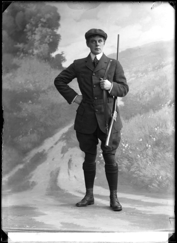 Gunnar Wingård in Mrs Warrens yrke at Svenska teatern 1908 - SMV - NV092