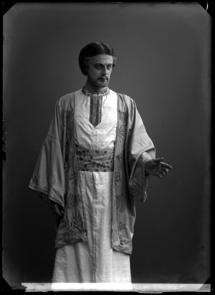 Gunnar Wingård as Manson in Tjänaren i huset at Svenska teatern 1909 - SMV - GV090