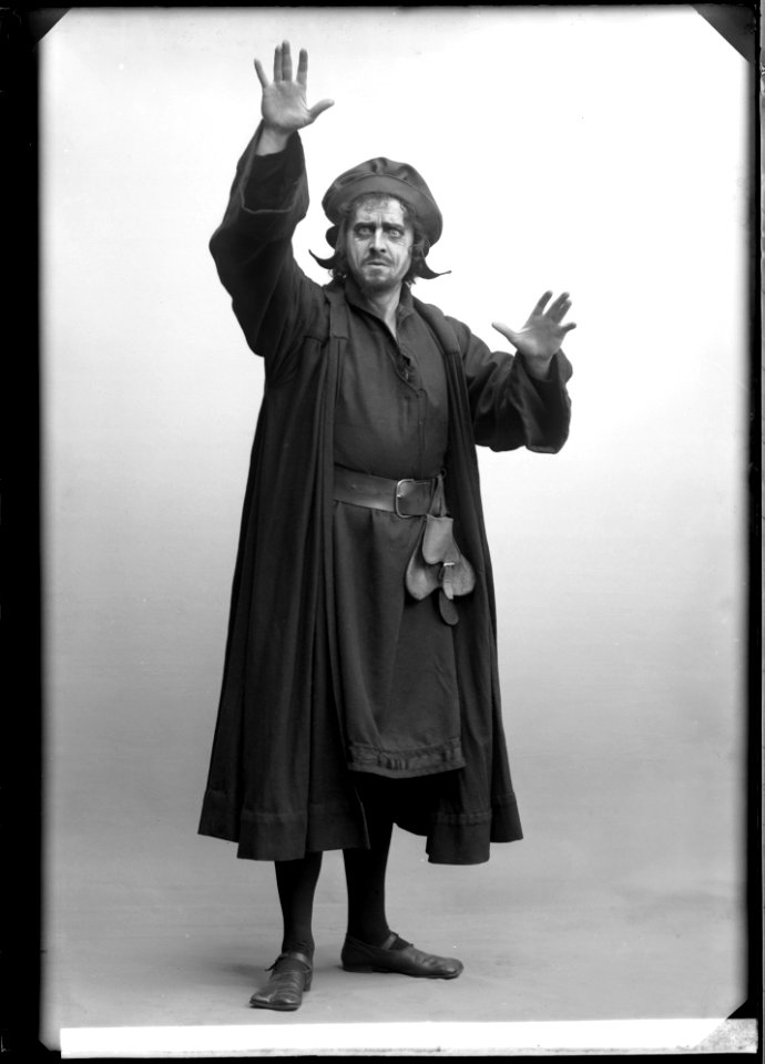Gunnar Klintberg in Paracelsus at Svenska teatern 1908 - SMV - NK019