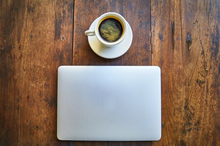 Computer caffeine laptop photo