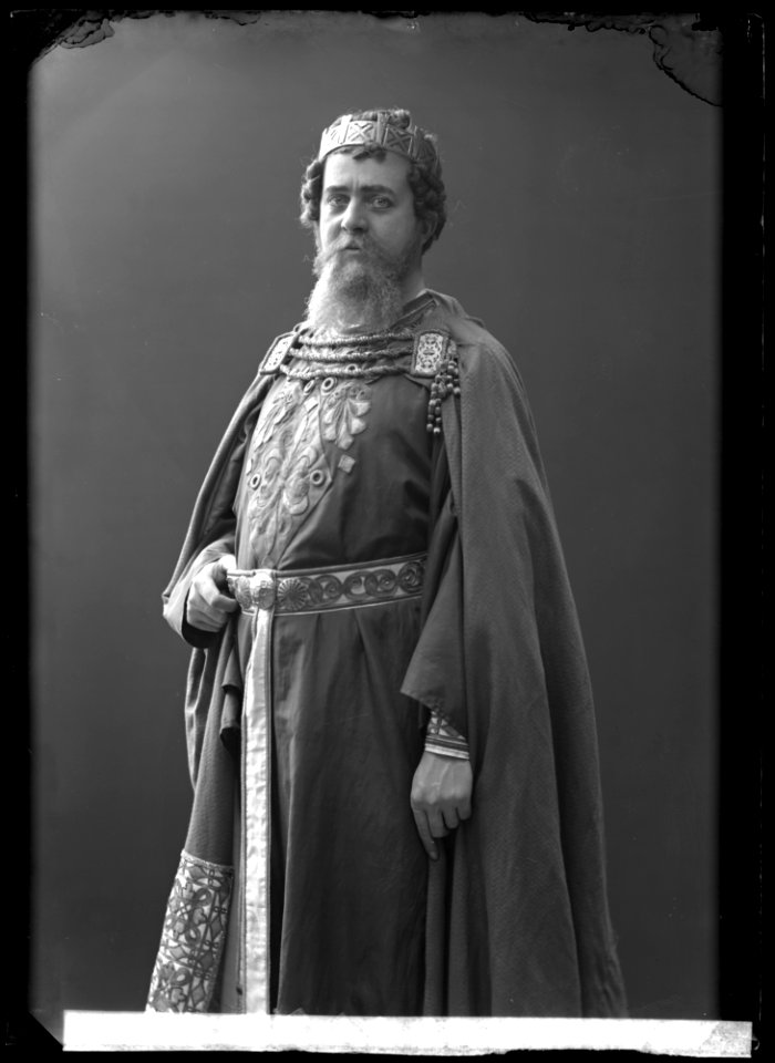 Gunnar Klintberg in En vintersaga at Svenska teatern 1908 - SMV - GK037