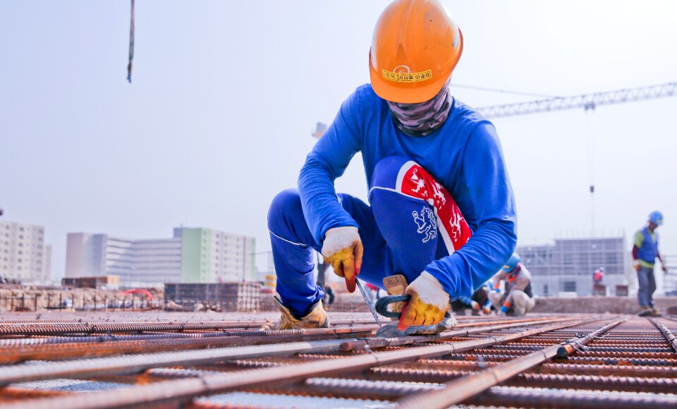 Expression people building