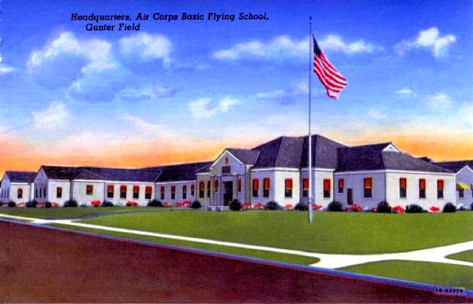 Gunter Field - Postcard HQ Air Force Basic Flying School