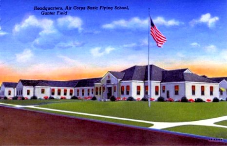 Gunter Field - Postcard HQ Air Force Basic Flying School