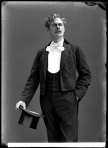 Gunnar Wingård in Rosenlogen at Vasateatern 1906 - SMV - NV087