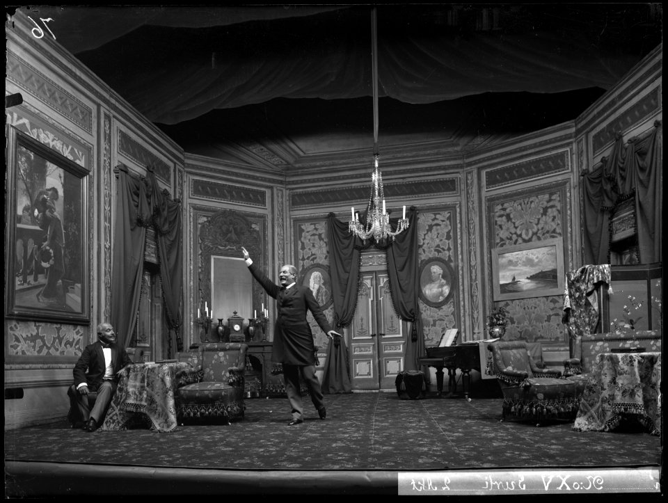 Gurli, Dramatiska teatern 1901. Föreställningsbild - SMV - DrT042