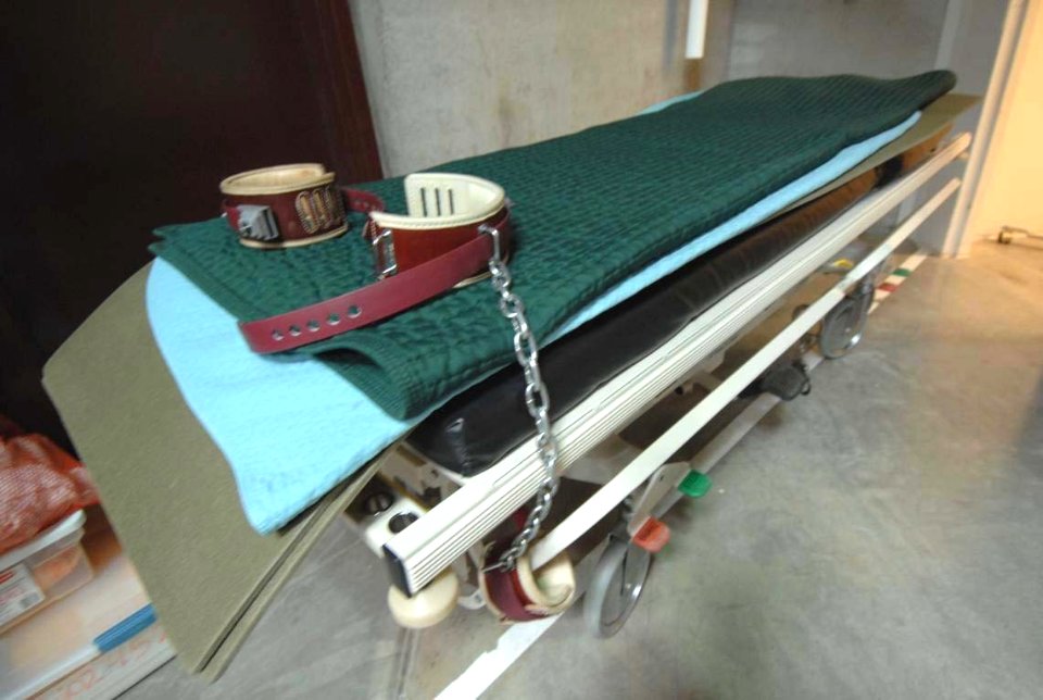 Gurney Used for Enteral Feeding