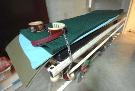 Gurney Used for Enteral Feeding