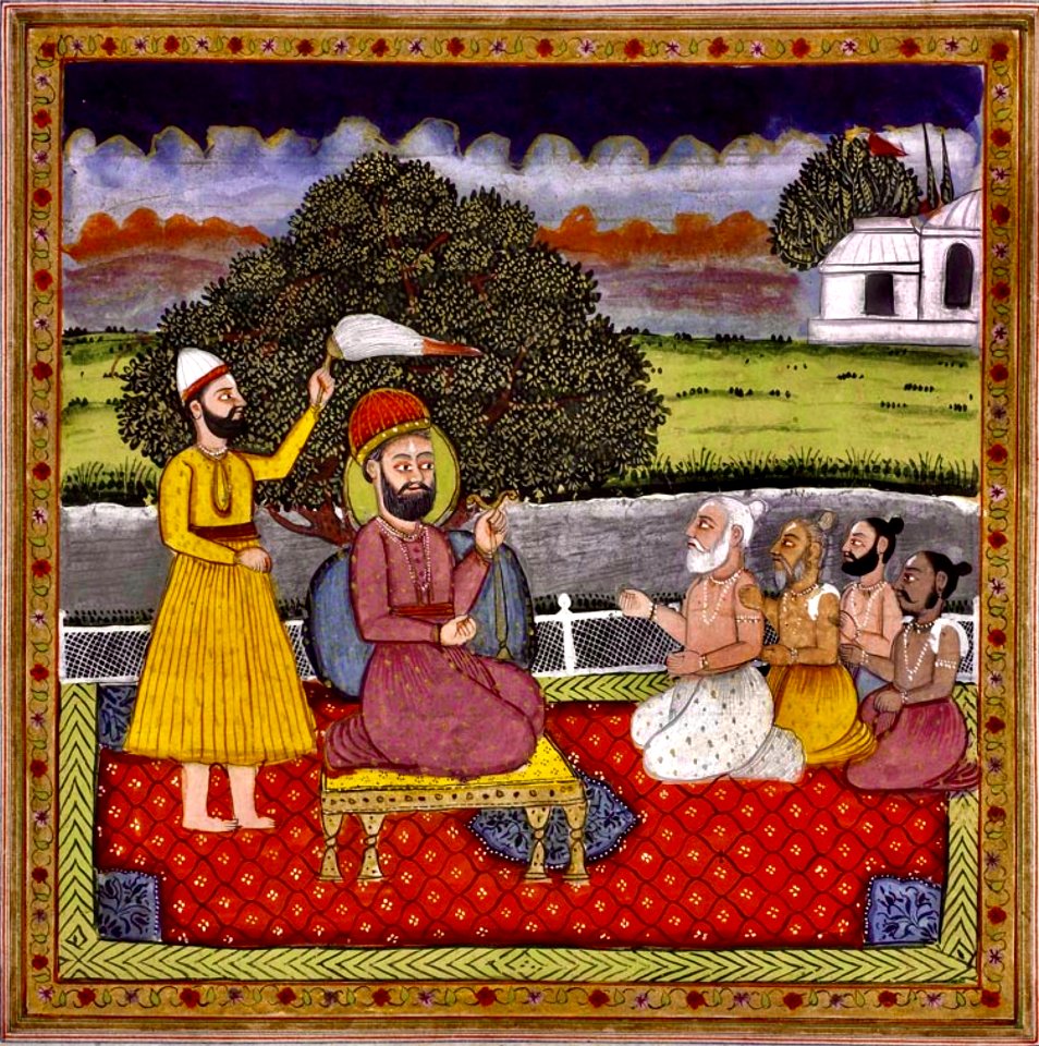 Guru.Nanak.with.Hindu.holymen-a