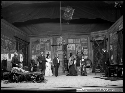 Gurli, Dramatiska teatern 1901. Föreställningsbild - SMV - DrT045