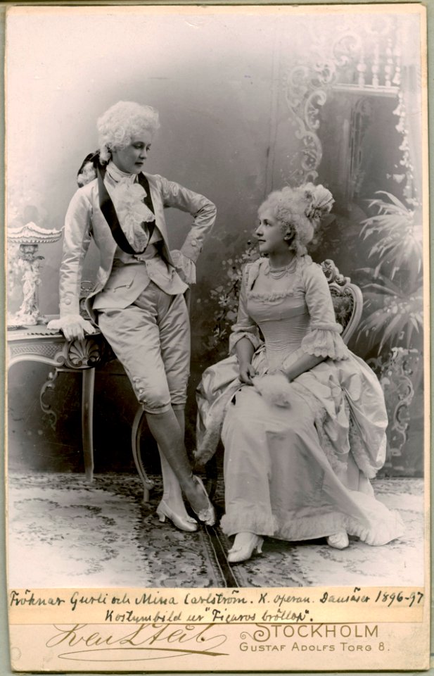 Gurli & Mina Carlström, rollporträtt - SMV - H3 081