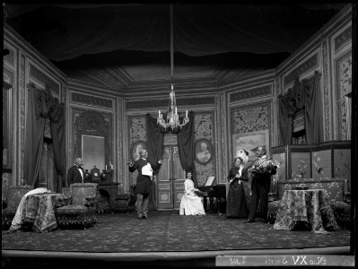 Gurli, Dramatiska teatern 1901. Föreställningsbild - SMV - DrT044