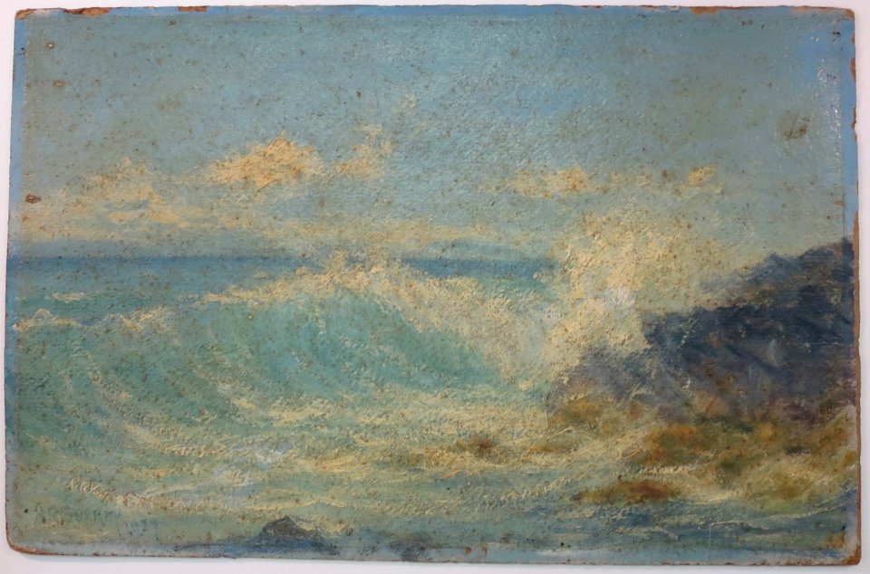 Kauai Coast Looing towards Niihau by Alfred Gurrey, 1927