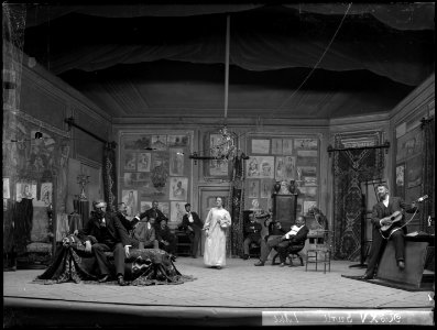 Gurli, Dramatiska teatern 1901. Föreställningsbild - SMV - DrT043