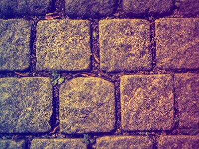 Street stone blcok