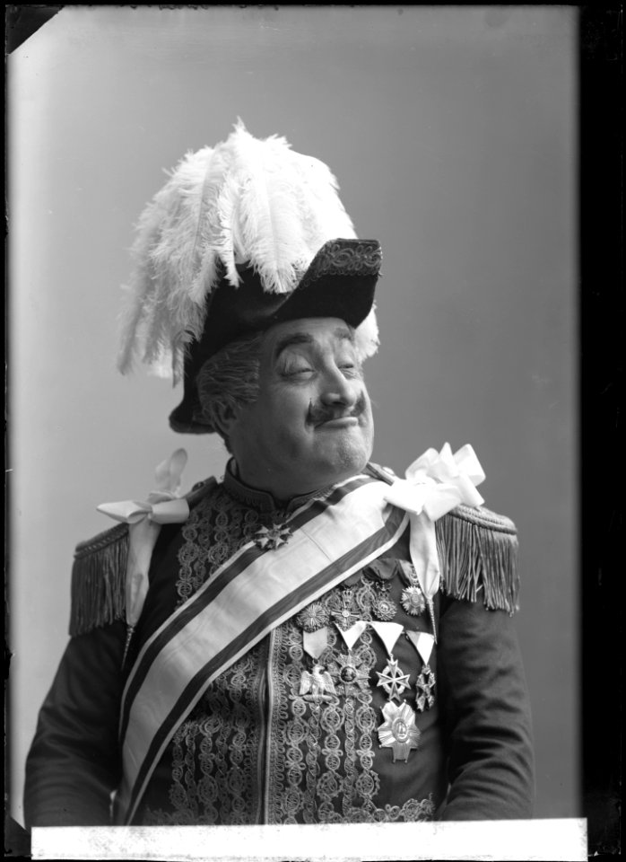 Gustaf Adolf Lund in En valsdröm at Oscarsteatern 1908 - SMV - NL060