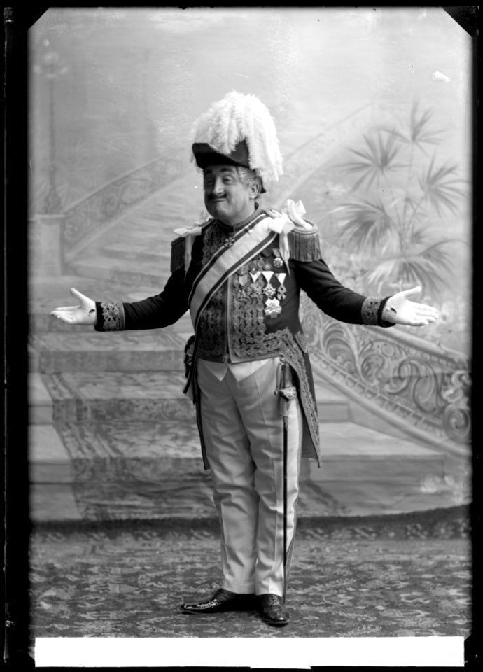 Gustaf Adolf Lund in En valsdröm at Oscarsteatern 1908 - SMV - GL133