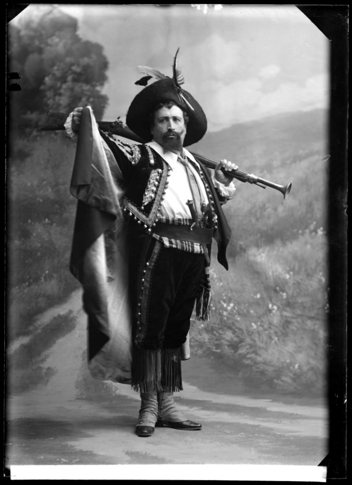 Gustaf Adolf Lund in Frihetsbröderna at Oscarsteatern 1906 - SMV - GL129