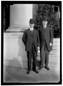 HADLEY, HERBERT SPENCER. GOVERNOR OF MISSOURI, 1909-1913. RIGHT, WITH GOV. MORRIS OF MONTANA LCCN2016864151