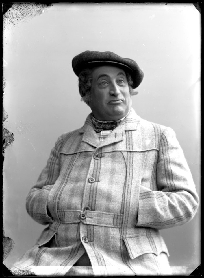 Gustaf Adolf Lund in Flickorna Jackson at Oscarsteatern 1908 - SMV - GL134