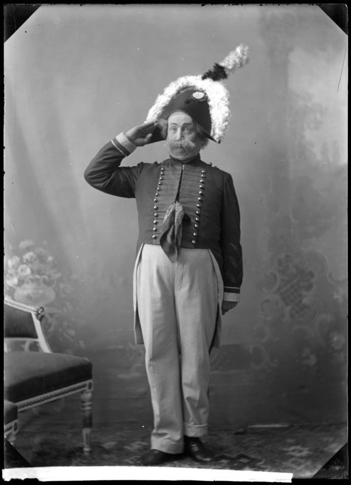 Gustaf Adolf Lund in Pariserliv at Östermalmsteatern 1905 - SMV - GL128