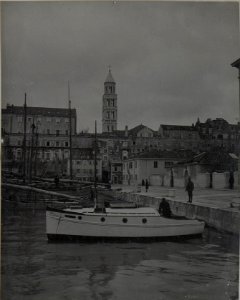 Hafen im Spalato. Aufgenommen im März 1916. (BildID 15452743)